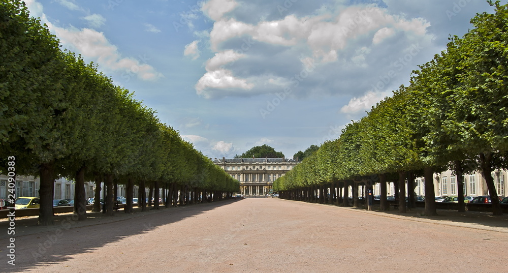 Place Carrière et Palais du Gouverneur à Nancy en Lorraine