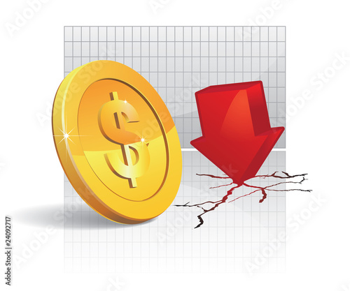 récession economique - chute du dollar