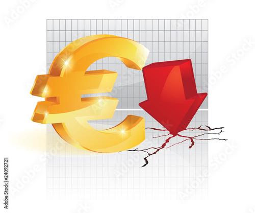 récession economique - chute de l'euro