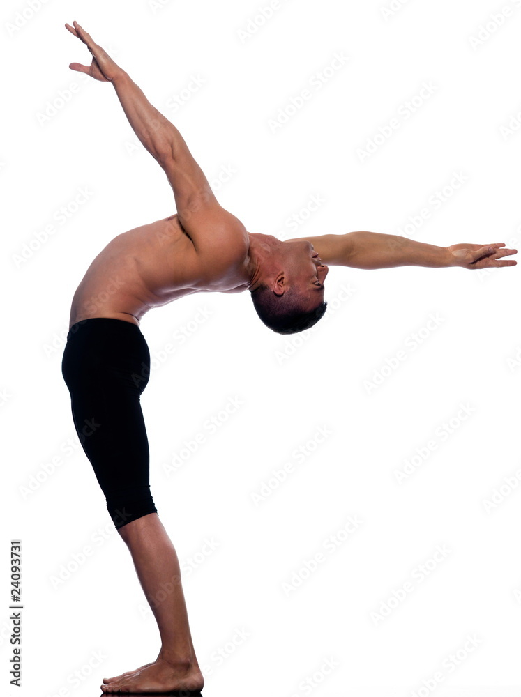 Man portrait gymnastic acrobatics balance Man portrait gymnastic acrobatics balance