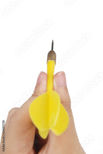 dart in hand photo