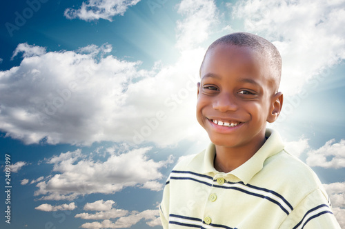Young African American Boy ...