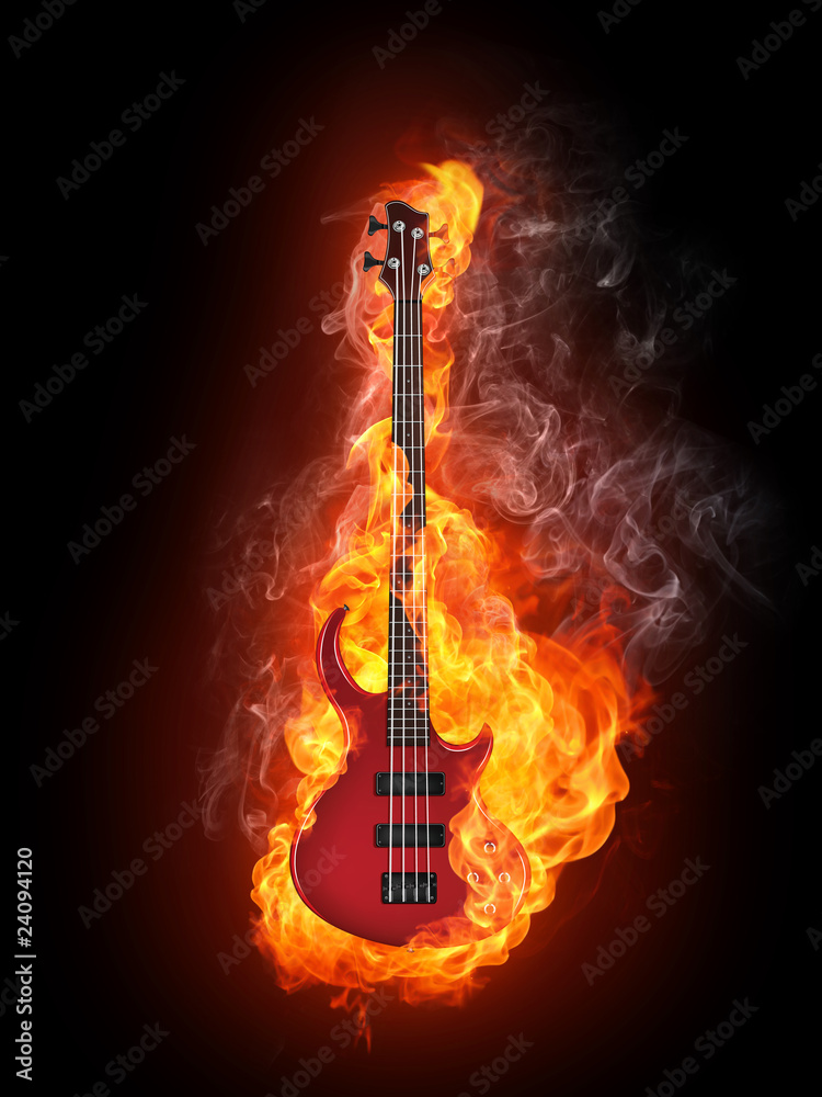 Fototapeta premium Electric Bass Guitar