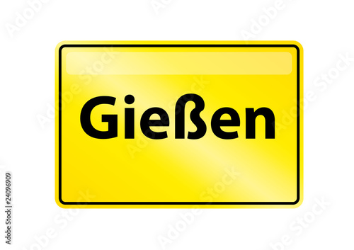 Ortsschild Giessen