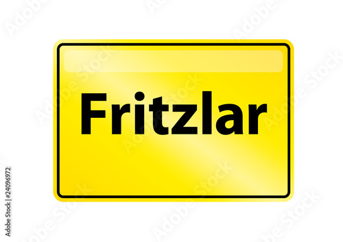 Ortsschild Fritzlar