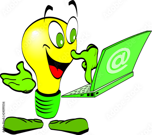 ampoule ordinateur internet