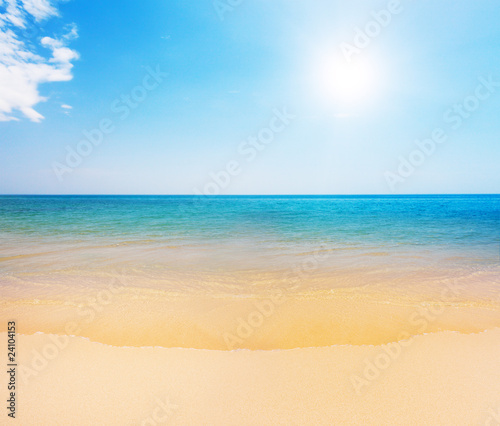 beach and tropical sea