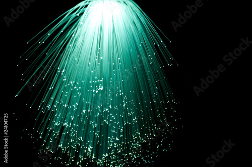Fibre optic cascade.