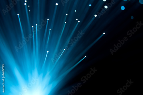 Fibre optic explosion.