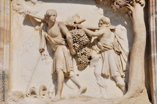 milano duomo decorazione facciata lombardia