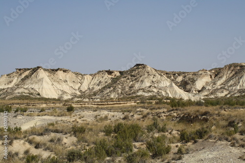 Desierto de las Bardenas Reales, Navarra, España.