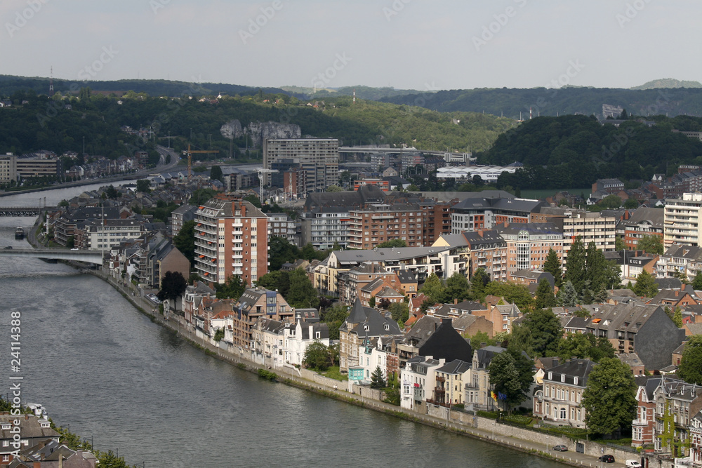 Namur in Belgium, capital of the region Wallonia