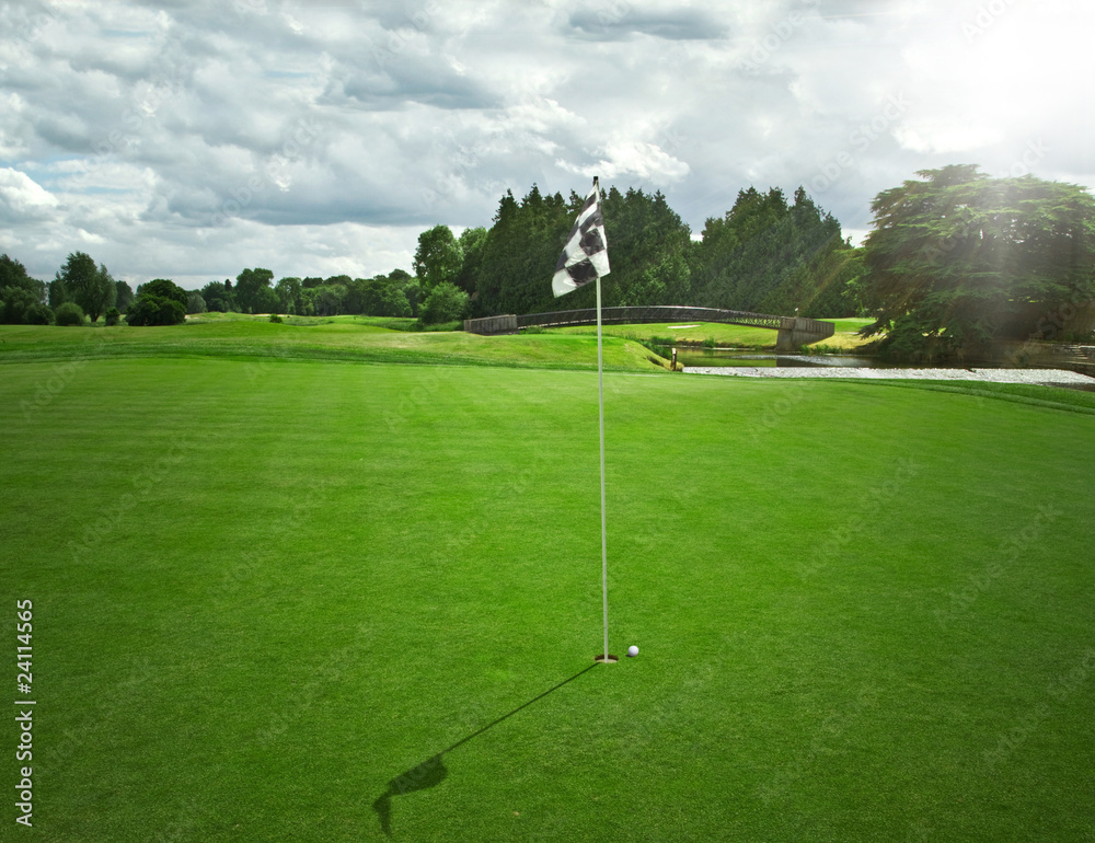 Obraz premium Golf idyllic scenery