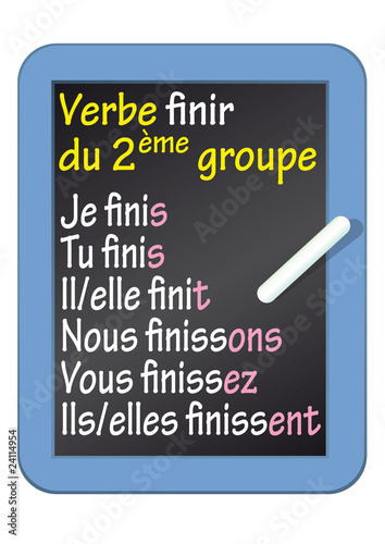 Ardoise_Conjugaison_2eme G_Finir