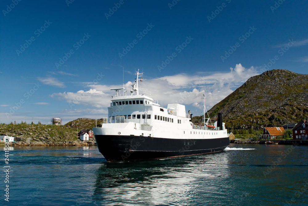 Ferry at the island Skrova