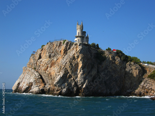 Castle Swallow nest, Crimea, Black sea, Ukraine