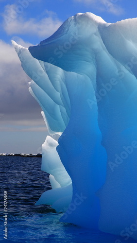 Wonderful iceberg nearly transparent in Antarctica
