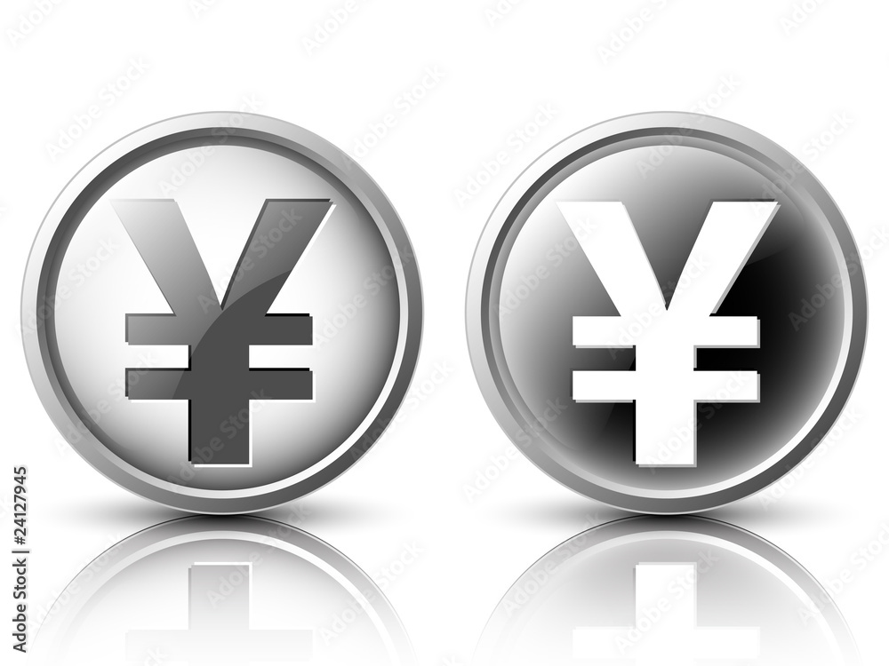 Fototapeta premium Vector icons in the light and dark tones for web design