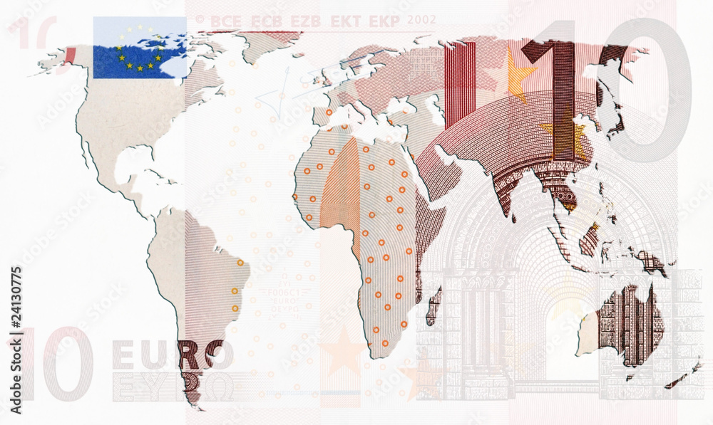 Fototapeta premium Euro influence