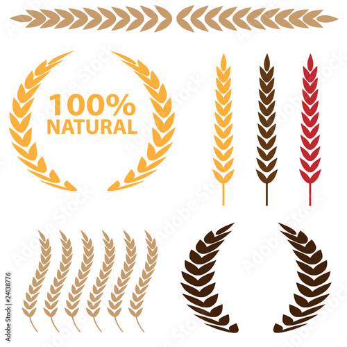 Wheat Icon Set