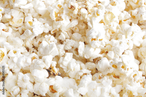 Close up yammy popcorn