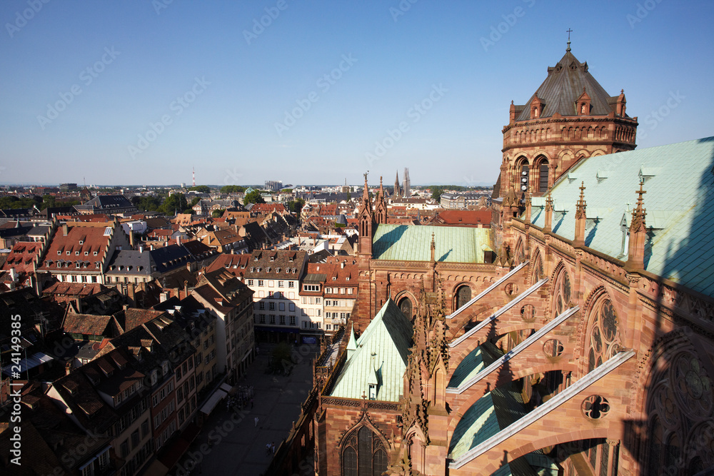 Strasbourg, view from the Cathedral 02