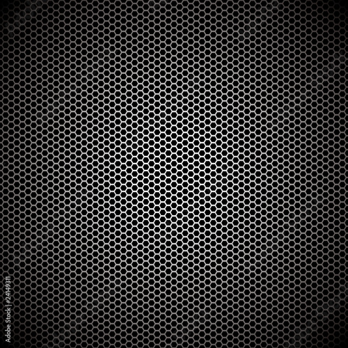 hexagon metal background