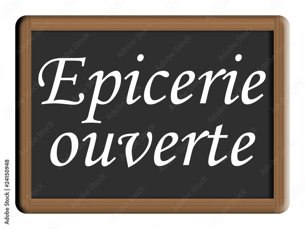 Epicerie ouverte