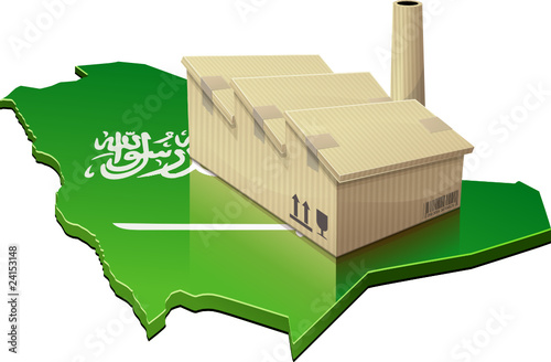 Arabie Saoudite et usine délocalisée (détouré)