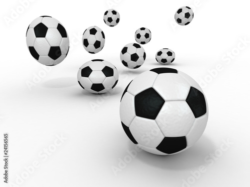 Group of balls. Soccer © Maksym Yemelyanov