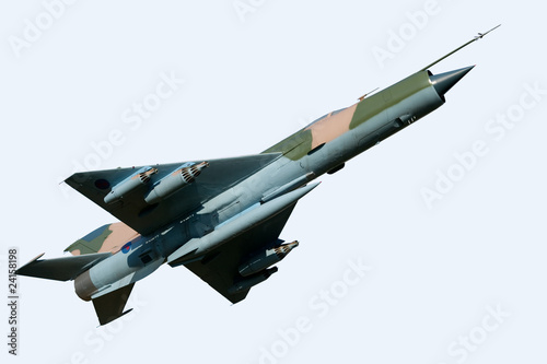 Fotografía MIG 21 Aircraft - isolated on white