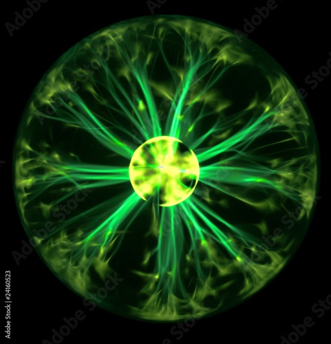 Green plasma ball