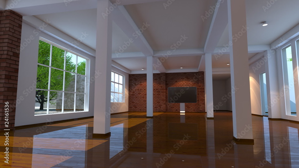 Construction activity of Modern interior