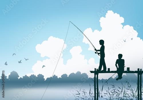 Fishing scene