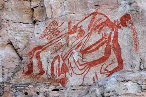 Aboriginal rock art at Ubirr, Kakadu N/P, Australia