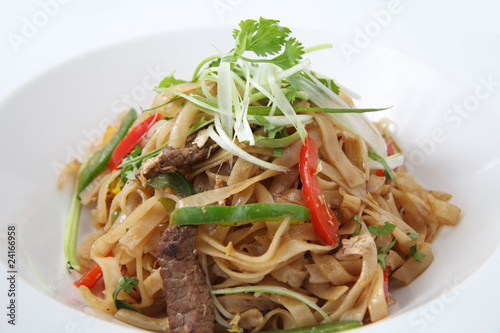 rice steak noodle asia food