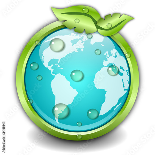 Ökologie Button