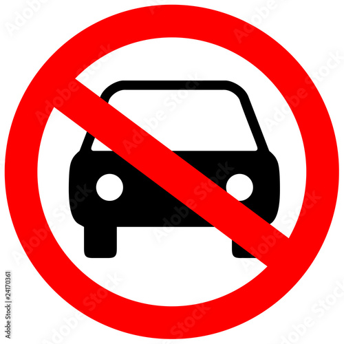 No parking sign