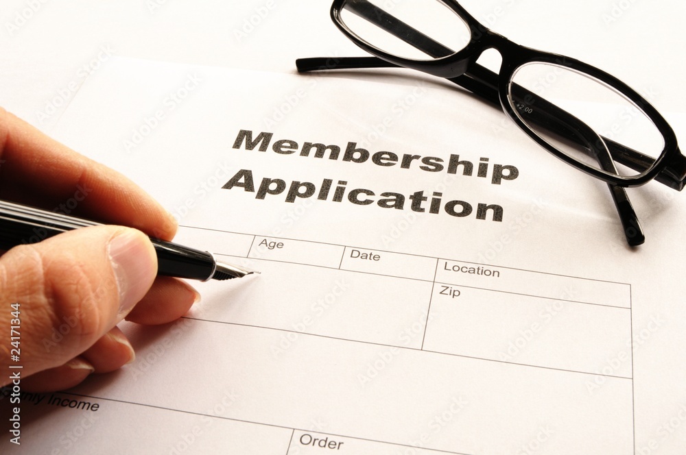 membership application membership application