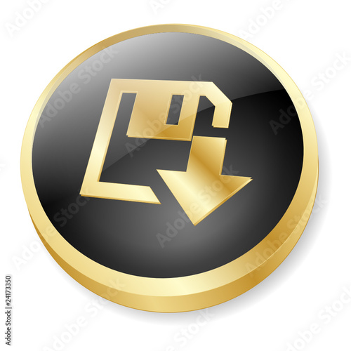 DOWNLOAD Web Button (internet connection save arrow broadband)
