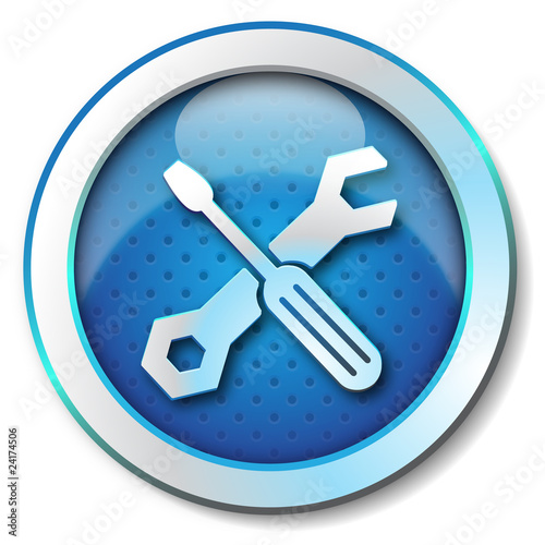 Tool repair web icon