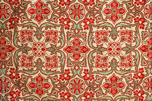Wallpaper Mural texture of thai cloth Torontodigital.ca
