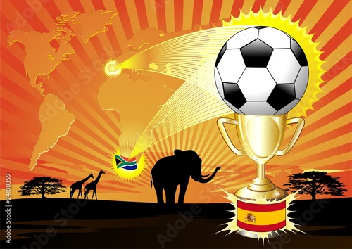 Calcio-Spagna Campioni del Mondo-Spain Soccer Champions-2010
