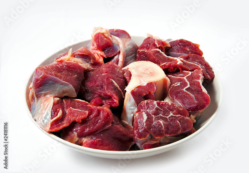 red raw meat