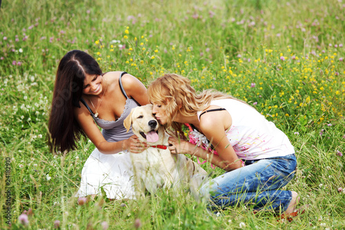 girlfriends and dog