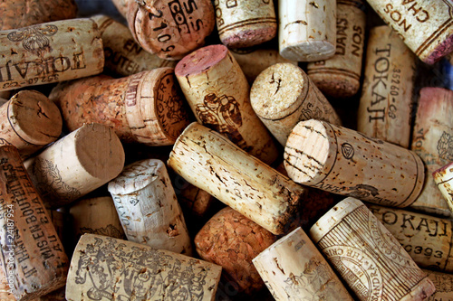 Background of corks
