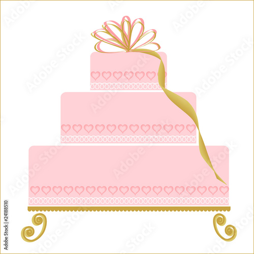 Pink Celebration Cake