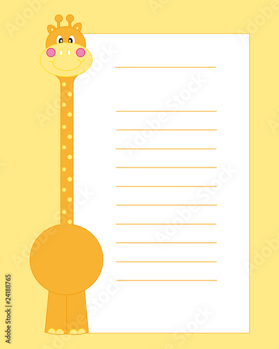 Tarjeta postal infantil