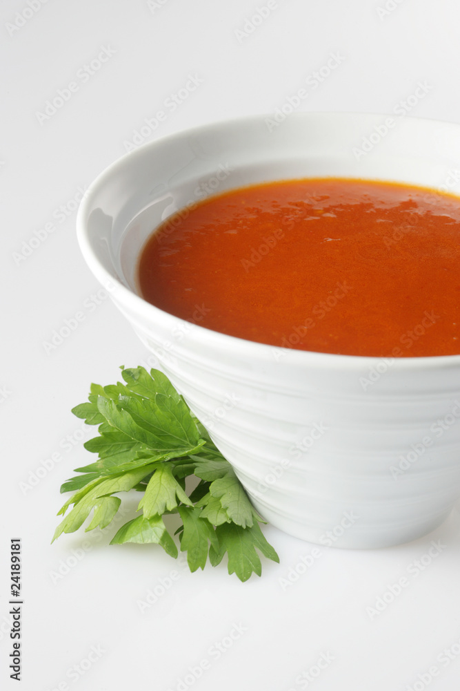 Bol de soupe rouge Bol de soupe rouge