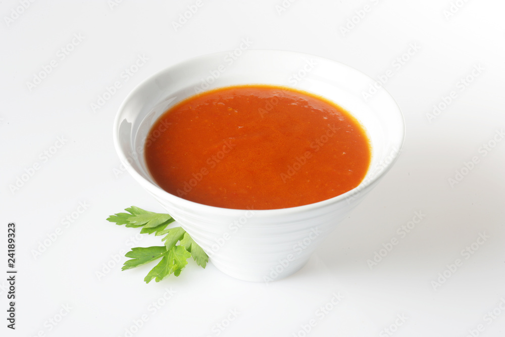 Bol de soupe rouge Bol de soupe rouge